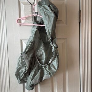 Gray rain cover for carrier